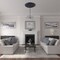 Ekena Millwork Sellek Ceiling Medallion (Fits Canopies up to 9"), Hand-Painted Midnight Dream, 42 1/8"OD x 1 7/8"P CM42SKMDF - alternate 2